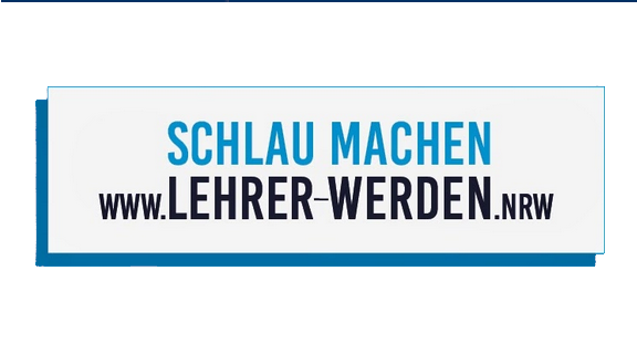 Werbekampage für den Lehrerberuf. Domainname Lehrer-werden.nrw